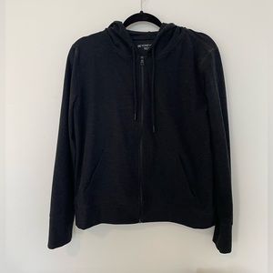 BEYOND YOGA - Space Dye zip up hoodie - color: Darkest Night 🖤